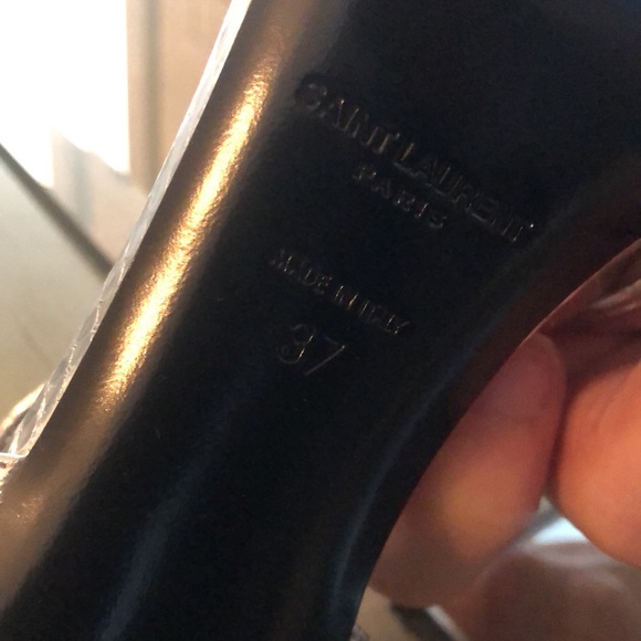 YSL gorgeous silver summer sandals Saint Laurent. Worn 2x - Picture 11 of 17